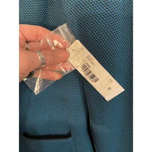 East 5th Blue and Black Tweed Blazer - Size 12, NWT - Picture 6 of 6